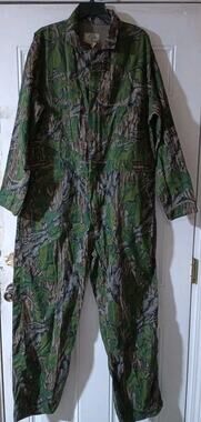 Vintage Cover All Full Follage Mossy Oak USA one piece XL -reg